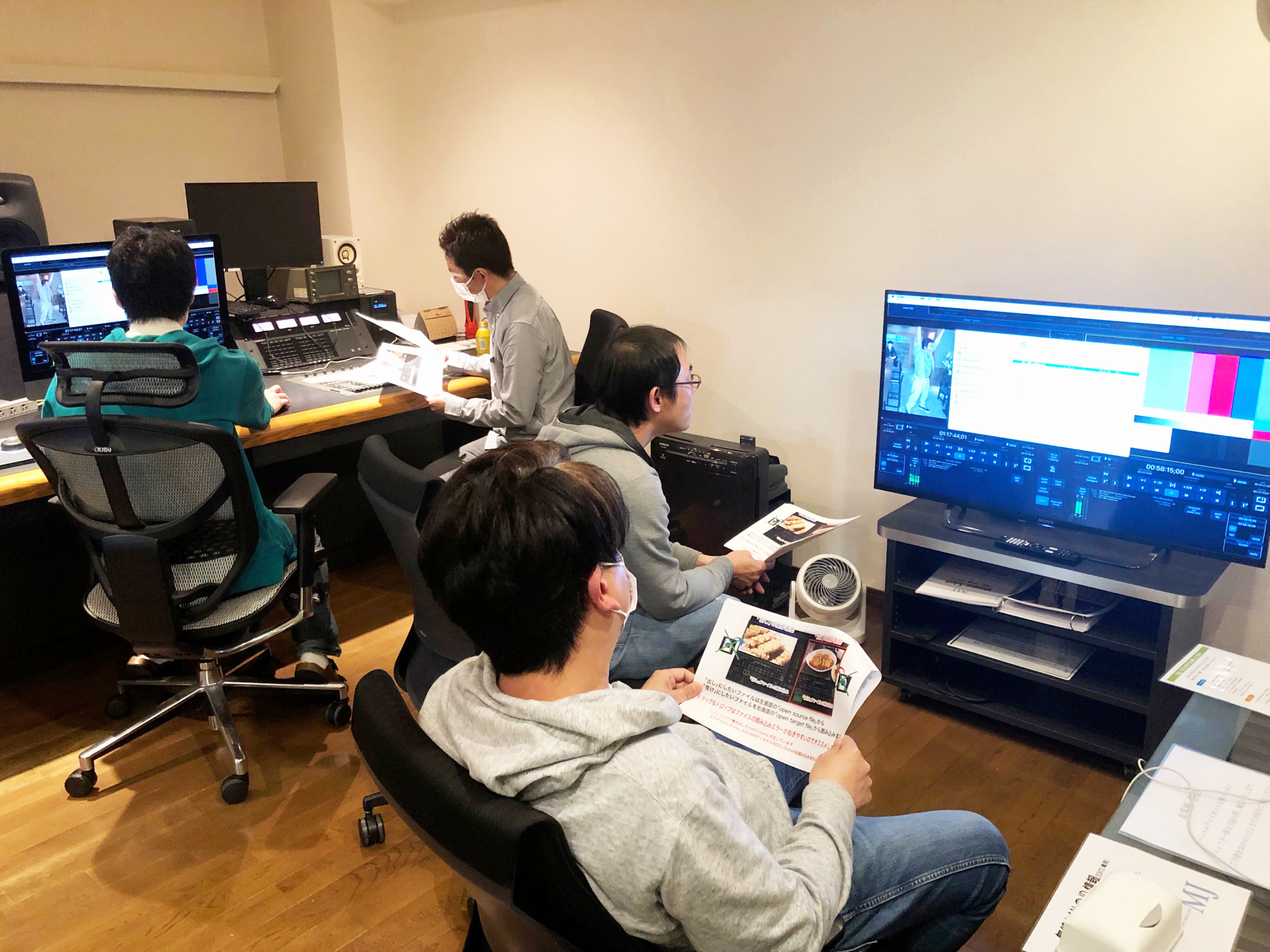 Cine X toolsの研修風景