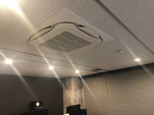 第2、第3、第8編集室の空調の写真