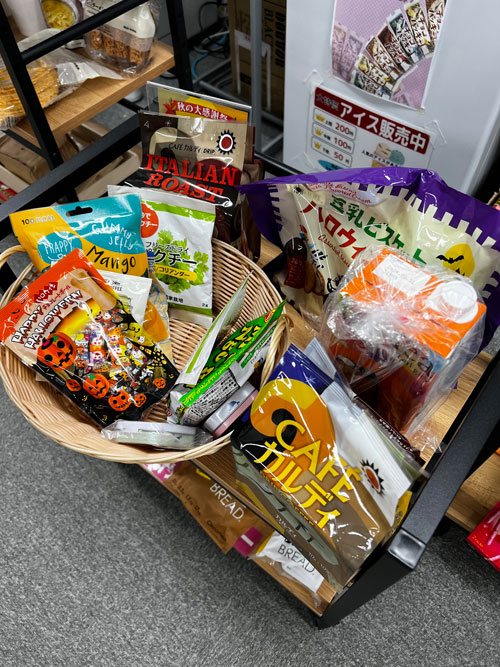 秋の大感謝祭のくじ引き会場