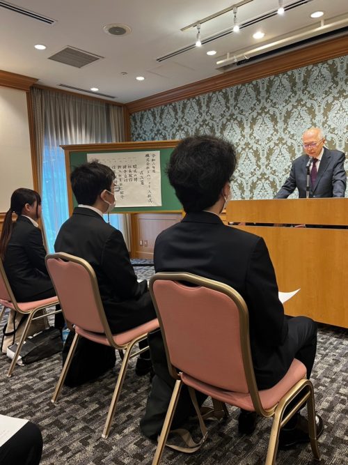 入社式社長挨拶