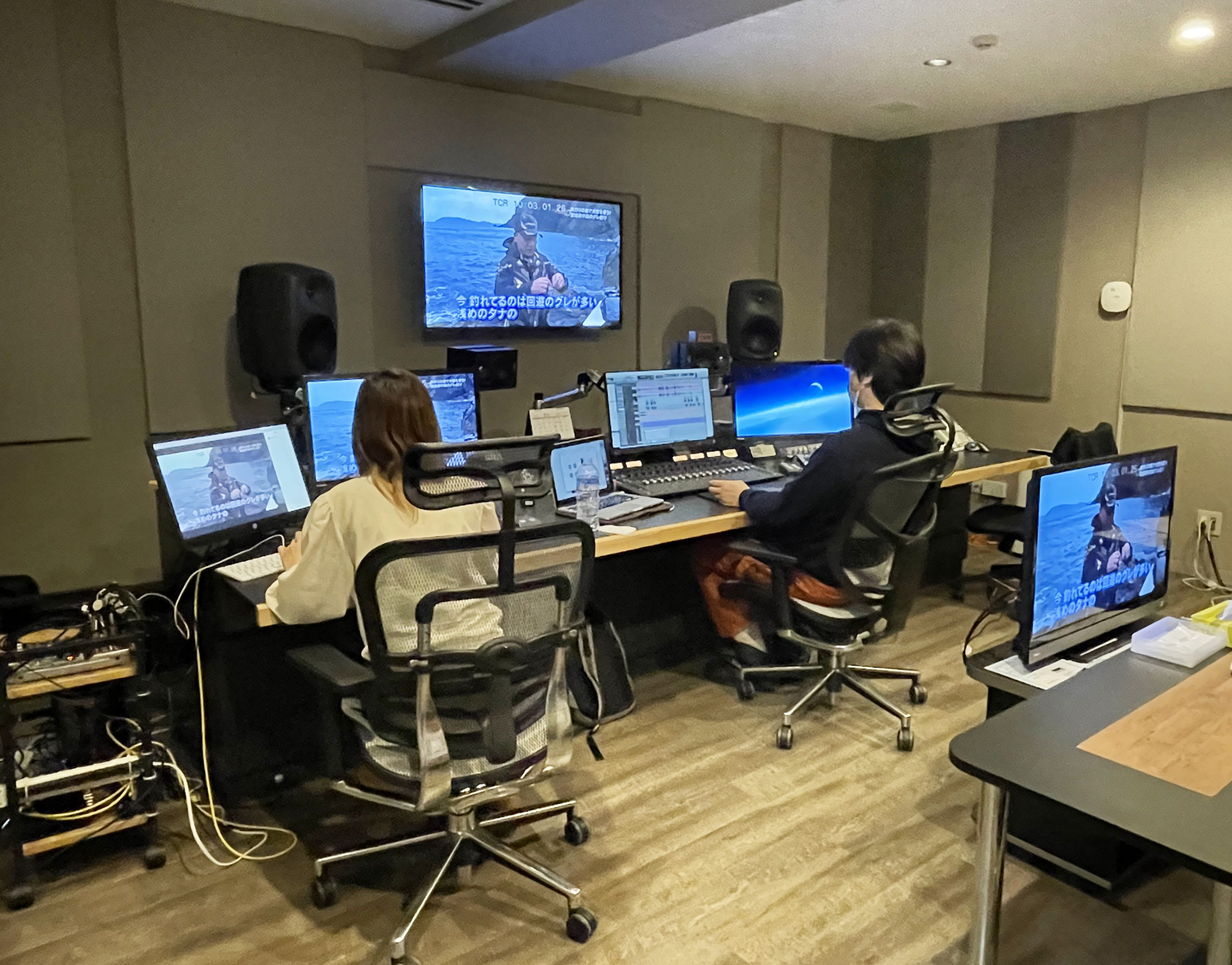 MA室での作業の様子