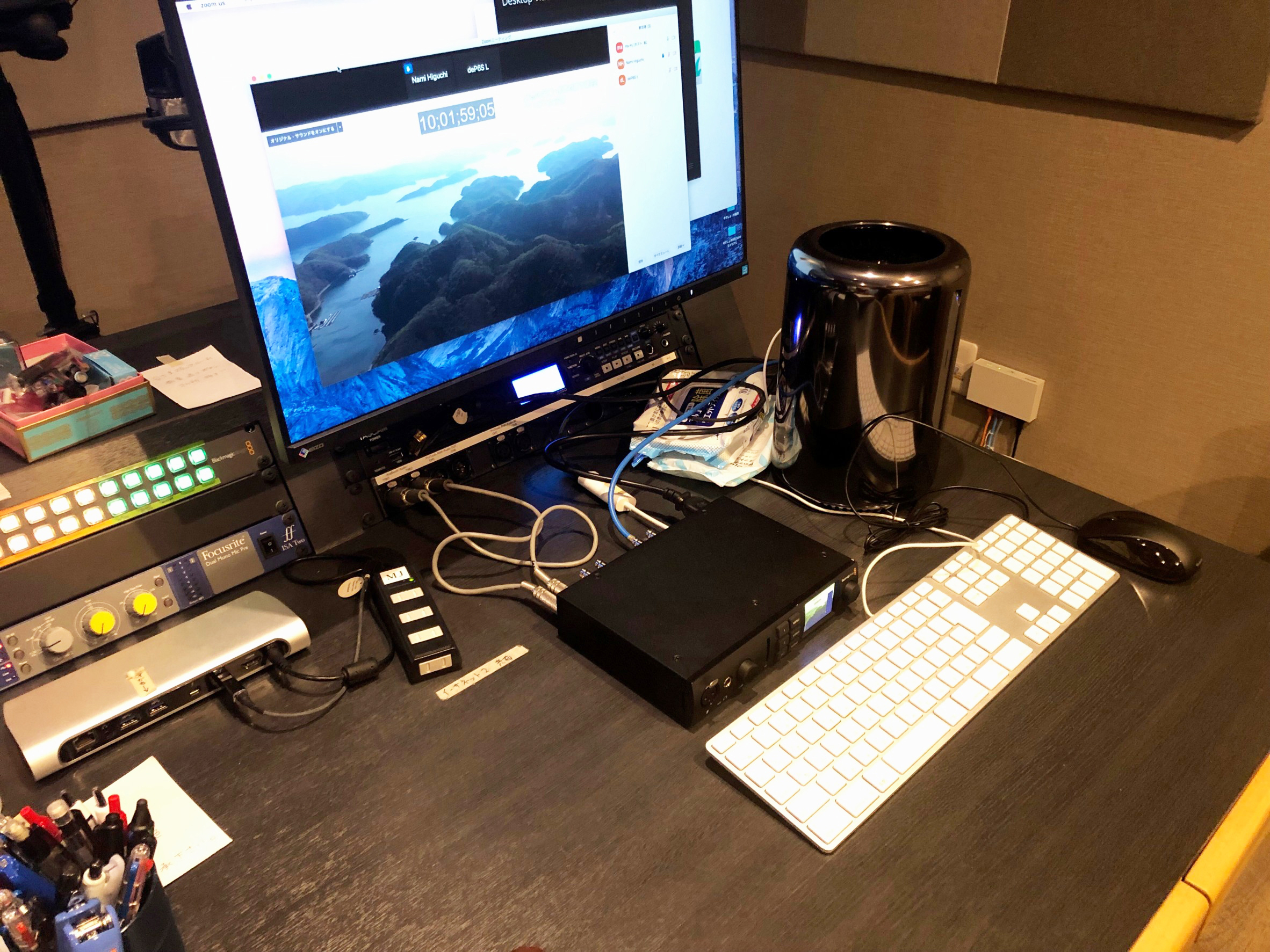 MJのリモートの機材