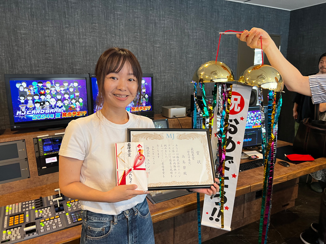 最優秀賞を受賞した高島さん