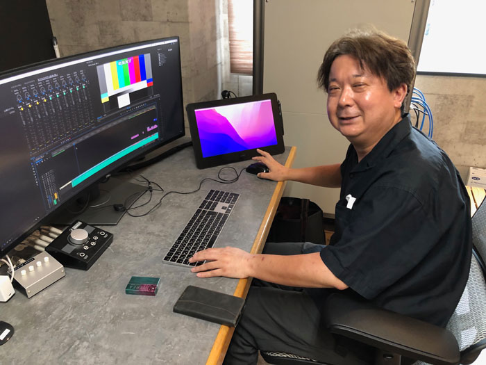 インタビューに答える北澤部長