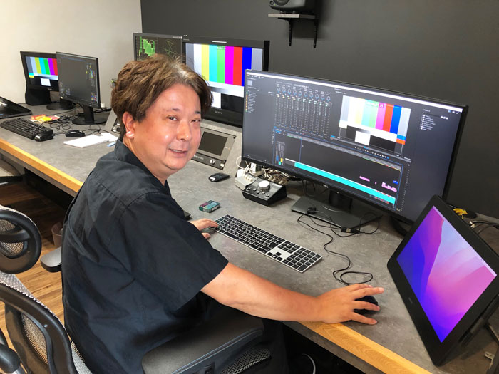 インタビューに答える北澤部長