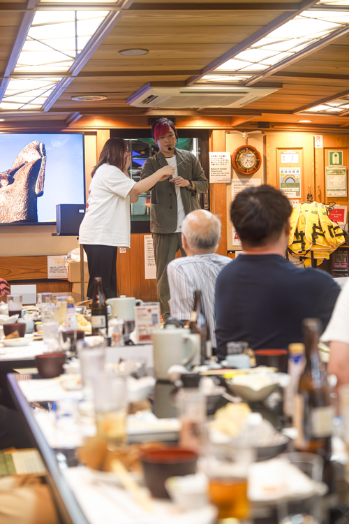 参加者を交えたマジック