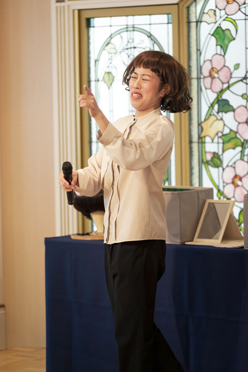 久本雅美のものまねをするシンディーさん