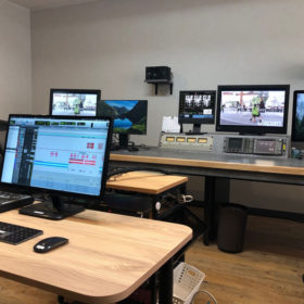 編集室でのMA作業の様子