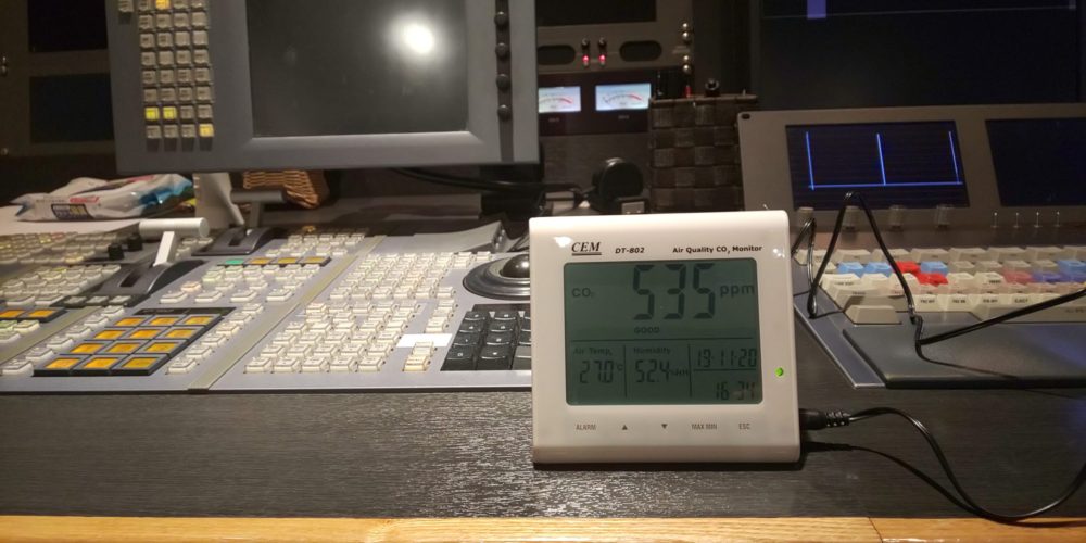 二酸化炭素濃度の測定器