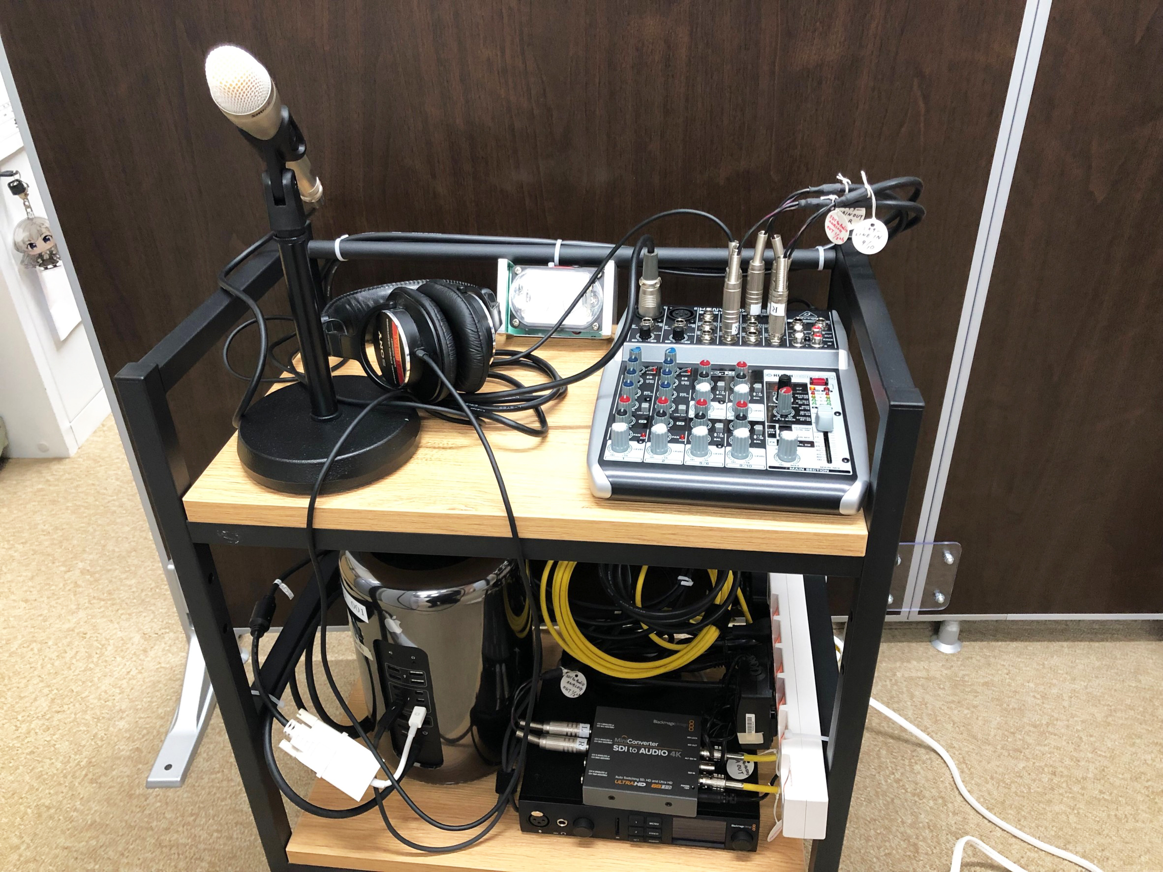 MJのリモートの機材